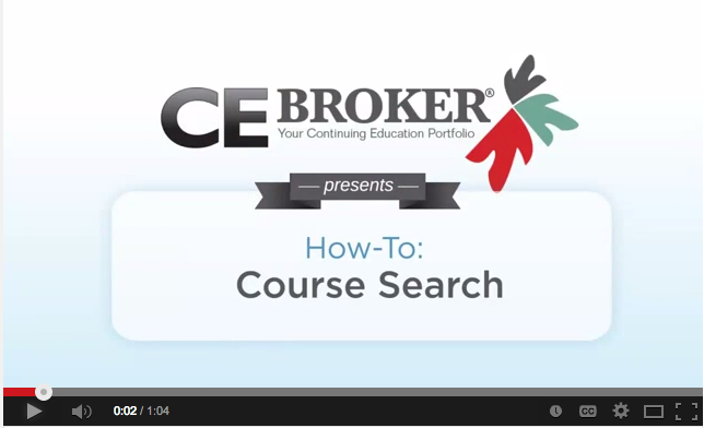 Watch our Course Search Video here to walk you through how to find the course you need